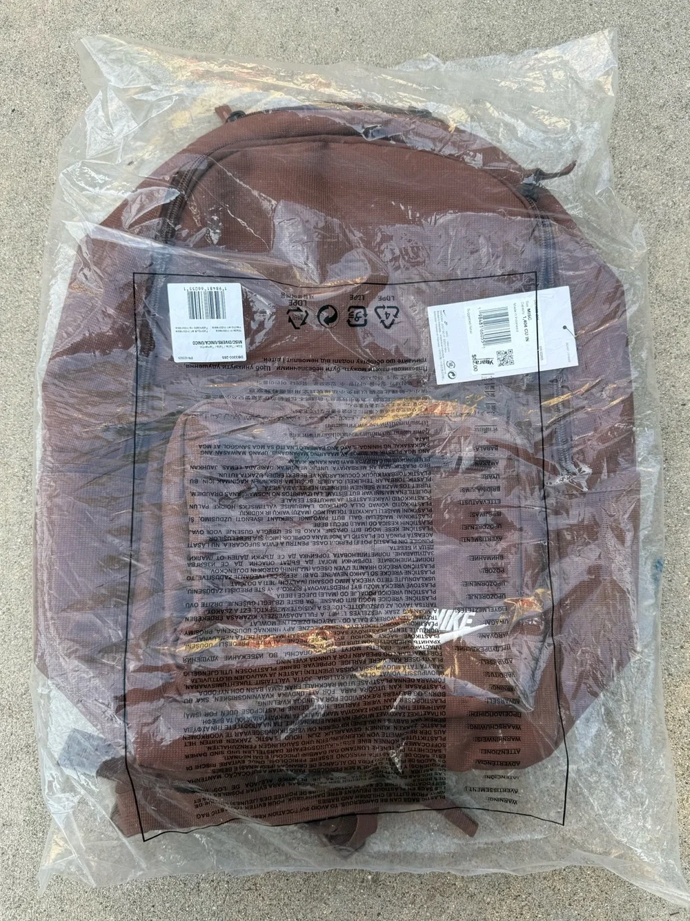 NEW Nike Heritage Eugene Backpack Fauna Brown - DB3300-265 unisex